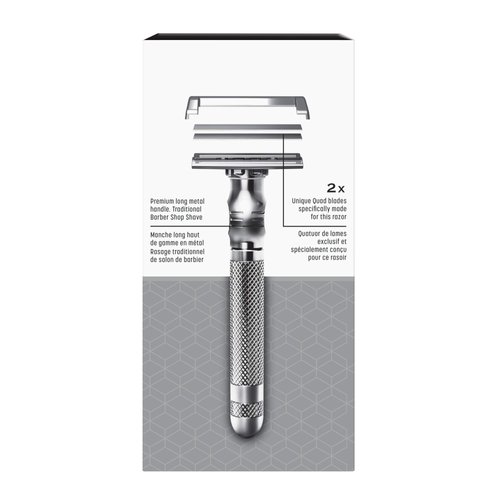 Wilkinson Sword Quad Blade Razor for Men With 5 Quad Blade Razor Refills