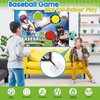 Soccer Game T-Ball Set for Kids, Indoor Outdoor Backyard Toss Soccer Goal Stuff with Velcro Balls & Fun Toddler Tee Ball Set, Improves Batting Skills for Boys & Girls, Gift Sets for Children Aged 3-12