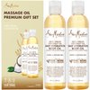 SheaMoisture Body Oil, Daily Hydration 2-Pack – Lightweight, Non-Greasy Moisturizer with 100% Extra Virgin Coconut Oil, Coconut Milk, and Acacia Senegal, 8 Oz Ea