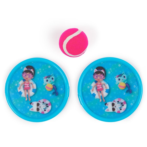 Swimways Gabby's Dollhouse Catch Game, Swimming Pool Accessories & Kids Outdoor Toys, Gabby's Dollhouse Party Supplies & Yard Games for Kids Aged 4 & Up