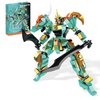 WULOBOOI Samurai Mech Warrior Building Toy Set for Adults, Green Dragon Battle Figure Robot with 2 Sword Building Bricks Kit, 321 Pieces Ninja Adventure Playset Gift Idea for Kids Ages 7 8-12