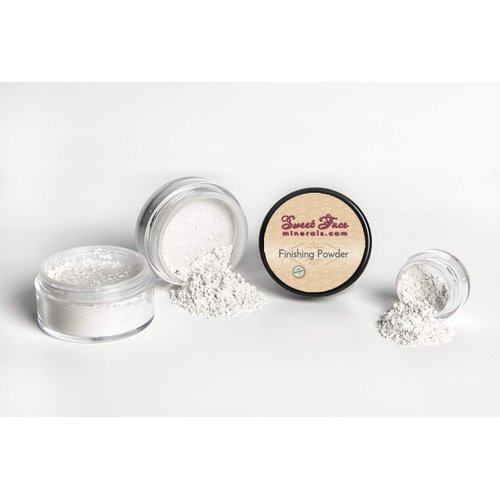 FINISHING POWDER by Sweetface Mineral Makeup Setting Illuminating Bare Face Oil Control Corrector Concealer Full Coverage (Sample Size Jar)