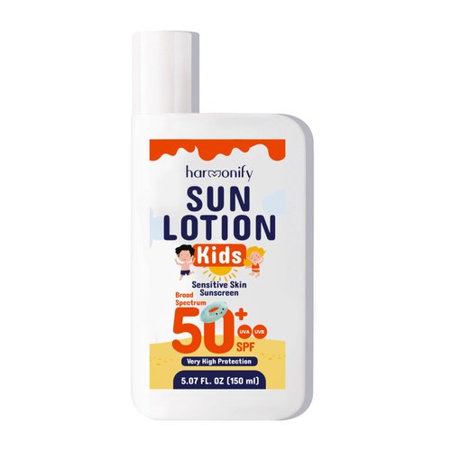 HARMONIFY Kids Sunscreen Gentle Lotion SPF 50 + | Broad Spectrum SPF + Antioxidants | Sunscreen For Kids | Octinoxate Free & Non Comedogenic, 5,07 Fl.Oz