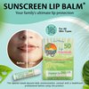 Caribbean Breeze Lip Sunscreen Chapstick Essentials, Sunscreen Lip Balm SPF 50 with Green Tea, Pomegranate, and Aloe Extracts, 0.15 oz, Pack of 4
