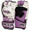 MMA Ladies Grappling Training Gloves Cage Women Fighting Sparring Gloves Purple (Medium)