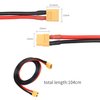 RIIEYOCA XT60 Male to XT60 Female Connector with 1M 12AWG Silicon Wire Extension Cable for RC Lipo Battery FPV Drone