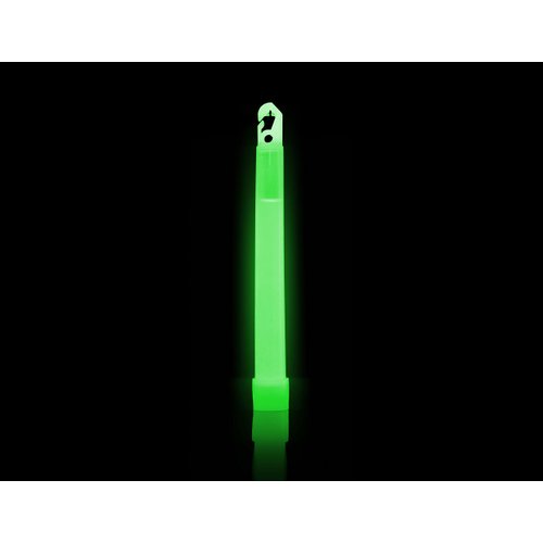 Cyalume Military Grade Green Glow Sticks - Premium Bright 6” ChemLight Emergency Glow Sticks with 12 Hour Duration (Bulk Pack of 10 Chem Lights)