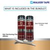 2pcs Extreme Hold Wig Glue 1.4oz w/White Hair Clip Bundle Pack | Waterproof Invisible Long-Lasting | Front Weave Toupees Wigs Extensions Active Lace Glue | Super Bold Hold Lace Adhesive