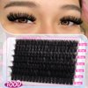 Yawamica Individual Lashes Clusters Wispy Eyelash Extension 12-18mm Mix 80D 100D Volume Eyelash Clusters D Curl 280pcs Cluster Eyelash Extensions Fluffy Cluster Lashes DIY Lash Extension by Self