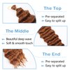 Ocean Wave Crochet Hair Color 30 Deep Wave Braiding Hair Pre Stretched Curly Braiding Hair Water Wave Bundles Loose Wave Crochet Hair Goddess Braids Crochet Hair Wavy Braiding Hair Dreads(6 Packs)