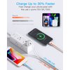 Power Strip Surge Protector - 6 Widely Outlets with 3 USB Ports (1 USB C), 3-Side Outlet Extender Strip, 5 Ft Extension Cord Flat Plug, Wall Mount Small Power Strip for Travel Home Office College Dorm