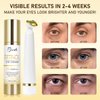 Pjordo Retinol Eye Cream for Dark Circles Puffiness, Under Eye Cream Anti Aging Eye Cream Reduce Wrinkles & Fine Lines, 5% Caffeine Eye Cream with Eye Massage Wand, Gifts