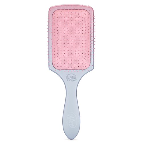 Wet Brush Paddle Detangler Hair Brush, Pink/Purple (Feel Good Ombre) - Ultra-Soft IntelliFlex Bristles with AquaVent Design – Great For Hair Treatments - Pain-Free Brush For Wet Dry Damaged Hair