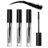 Clear Eyebrow Gel, 3Pcs Brow Setting Gel for Natural Brow, Long Lasting Waterproof Sweat-Proof Brow Makeup Liquid Eyebrow Styling Gel Set for Feathered & Fluffy Brows (Transparent)
