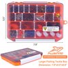 PLUSINNO Fishing Accessories Kit, 263pcs Fishing Tackle Kit with Tackle Box Including Weights Sinkers, Jig Hooks, Beads, Swivel Snap, Bobbers Float, Saltwater Freshwater Fishing Gear