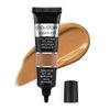 Pro Under Eye Full Coverage Liquid Concealer to Cover Dark Circles, Scars, Redness, Spots, Fine Lines, Corrector Anti-Aging Natural Finish, Moistening Smooth Cream, Waterproof 0.4 fl oz - Tan#