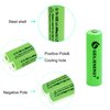 GEILIENERGY NiMH AA 600mAh 1.2V Rechargeable Batteries for Solar Lights, Garden Lights, Remotes, Mice(Pack of 12)