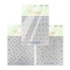 5D Nail Art Stickers Self-Adhesive Rhinestone Twinkling Star Nail Decals Laser Silver Stars for Women Girls Manicure DIY Acrylic Nails Decorations (Star)