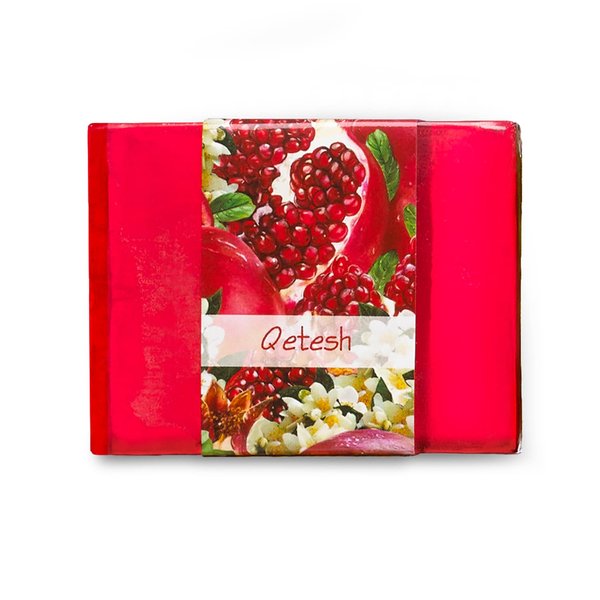 Nabila K Vegetable Glycerin Bar Soap, for Body, Face, and Hands, Qetesh, Single Bar, 4.5oz/127.5g each.