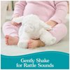 GUND Baby Sustainable Lamb Rattle, Winky Lamb Stuffed Animal, Plush Made from 100% Recycled Materials, Plush Rattle Sensory Toy for Babies, White, 7”
