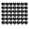 DOITOOL Mini Muffins 200pcs Chocolate Wrappers Black Chocolate Paper Truffle Cups Paper Candy Cups Dessert Chocolate Packaging Liners for Wedding Birthday (Black) Mini Cake Boxes