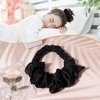 Heatless Hair Curler for Overnight Curls, Soft Scrunchie Roller Headband for Long Hair (Black)