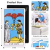 Aquadawn 78 Classic Tarot Cards with Guide Book, Traditional Standard Tarot Cards Set for Fortune Telling Game and Board Game, Sturdy Tarot Cards Deck for Beginners and Experts