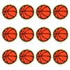 12 Pack Basketball Patch Gold Edges Chenille Patches Basketball Patches Iron On and Sew On Applique Sports Embroidered Patches Badge for Clothes Jeans Jacket Hat Dress Backpacks DIY Clothing Repair