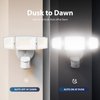 Onforu 75W LED Motion Sensor Outdoor Lights, Dusk to Dawn Flood Lights Outdoor Motion Sensor, Hardwired Security Lights Floodlights Outside 7500LM 6500K Daylight IP65 Waterproof (White)