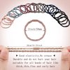 Braided Hair Accessories 48 Elastic Ponytail Holders, Soft Rubber Bands, and Hair Ties for Women and Girls Christmas Gift