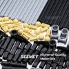 SEEMEY 884 Pieces Axle Chain Link Connectors Bricks Sets Compatible with Main Brand Technic-Parts