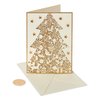 Papyrus Boxed Christmas Cards with Envelopes, Joyful Christmas and Wonderful New Year, Gold Christmas Tree (8-Count)