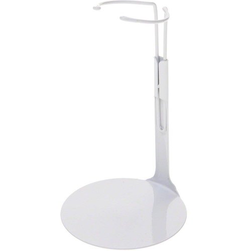 Kaiser Doll Stand 2001 - White Doll Stand for 6 1/2" to 10" Dolls and Action Figures, 6-Pack (Best for 8" Dolls)