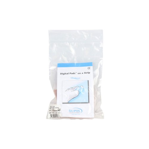 Silipos 1105 Digital Pads on a Strip - [Pack of 2] Mini, 24 in. Corn Pads Gel Strip with Medical Grade Mineral Oil Gel