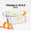 Codeage Liquid Vitamin C 1000mg, Vitamins D3, E & Zinc, Rose HIPS, Quercetin, Echinacea, Vegan Liposomal Vitamin C Supplement, Non-GMO, 16 fl oz