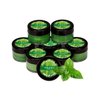 Lip Balm - ★ Active UV Block - ★ Mint Flavor - ★ All Natural - ★ Pack of 8 X 10 GMS(0.35 Ounces) in Tin - Vaadi Herbals