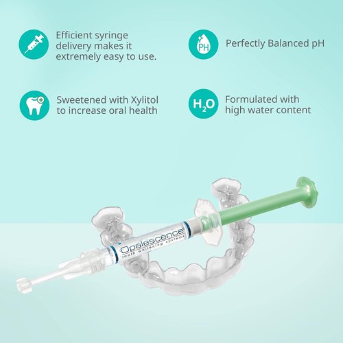 Opalescence 10% Teeth Whitening Kit - Gel Syringes Refills - Low Sensitivy (4 Packs / 8 Units) - Fluoride, Carbamide Peroxide - Made in The USA by Ultradent 5211-4