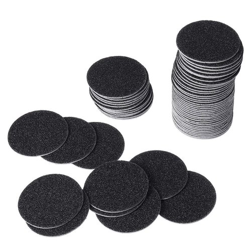 60pcs Sanding Replacement Pad Sandpaper Disk for Electric Foot File Callus Remover Foot Sander Use, 180 Grit