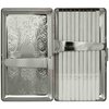 Silver Victorian Scroll (Full Pack 120s) Metal-Plated Cigarette Case & Stash Box