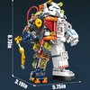 Space Astronaut Toy Collectible Astronaut Toy with Display Stand, Creative Space Exploration Astronaut Building Kit Gifts for Adults Space Astronaut Toy Space Toys （663 Pieces）