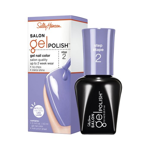 Sally Hansen Salon Gel Polish Nail Lacquer, Purplexed, 0.14 Fl Oz