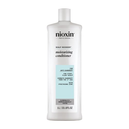 Nioxin Scalp Recovery Anti-Dandruff Moisturizing Conditioner for Itchy & Flaky Scalp, Pyrithione Zinc, 33.8 oz