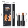 evpct 2In1 Cream Contour Stick Contouring Concealer Sticks Makeup Face Cream Kit for Beginners Creamy Contour and Highlight Stick contorno base de maquillaje para mujer en oferta 01 Ivory & Brown