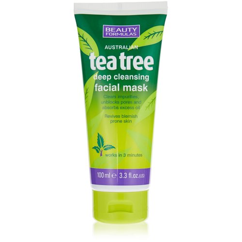 Beauty Formulas Imported Australian Tea Tree Deep Cleansing Facial Mask