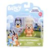 Bluey and Bingo Fancy Restaurant 2 Figure Playset Pack Articulated 2.5 Inch Action Figures Includes Toy Menu and Chef Hat Official Collectable Toy