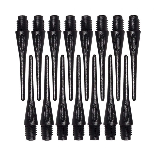 Wolftop 2BA Thread Soft Tip Dart Points 300 Pack - Plastic Dart Tips Replacement Dart Accessories Set - Black