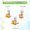MAMAEARTH Honey Malai Face Wash | Gently Cleanses Dirt, Oil & Sebum | Softens Skin | Gives a Nourishing Glow | Unisex Formula | Ideal for Dry Skin | 3.38 Fl Oz/100ml