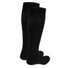 Truform Compression Socks, 15-20 mmHg, Men's Gym Socks, Knee High Over Calf Length, Black, Medium