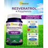 aSquared Nutrition Natural Resveratrol with Red Wine Extract - 180 Capsules - Trans Resveratrol Antioxidant Supplement Pills for Pure Heart Health - Extra Strength Trans-Resveratrol