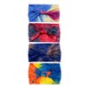 YOTFUEL 4Pack Wide Headbands Non Slip Stretch Bandanna Headbands for Women Girls Hair Band Boho Turban (Tie Dye Band, One Size)